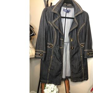 Denim Trench Coat✨